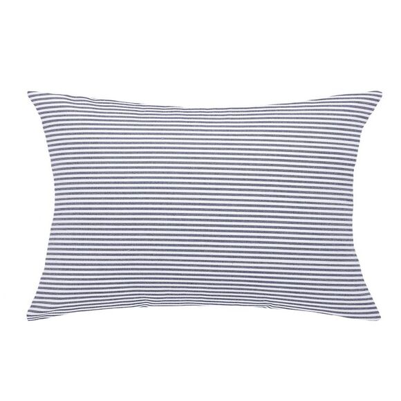 Woven Striped Throw Pillow Covers Square Farmhouse Cushion Covers 12" x 20" - Picture 1 of 6